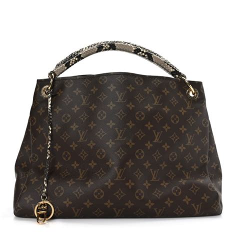 snakeskin louis vuitton|LOUIS VUITTON Snakeskin Monogram Artsy MM .